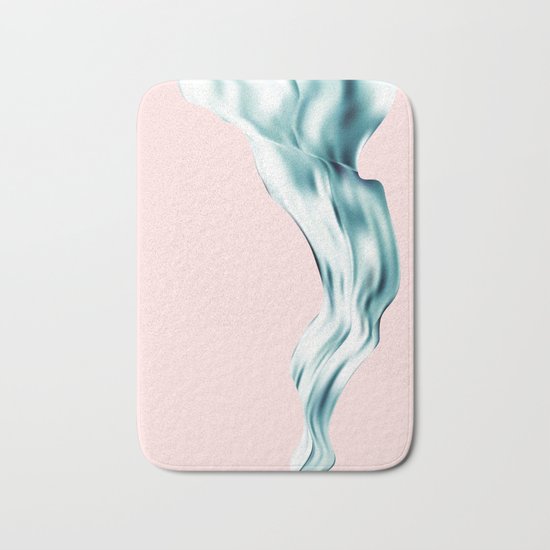 Free Flow || #society6 #decor #buyart Bath Mat