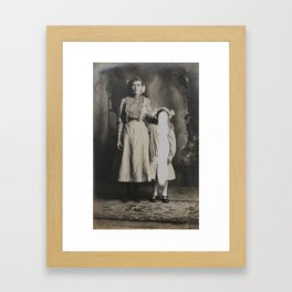 Linger Series: Girl Framed Art Print