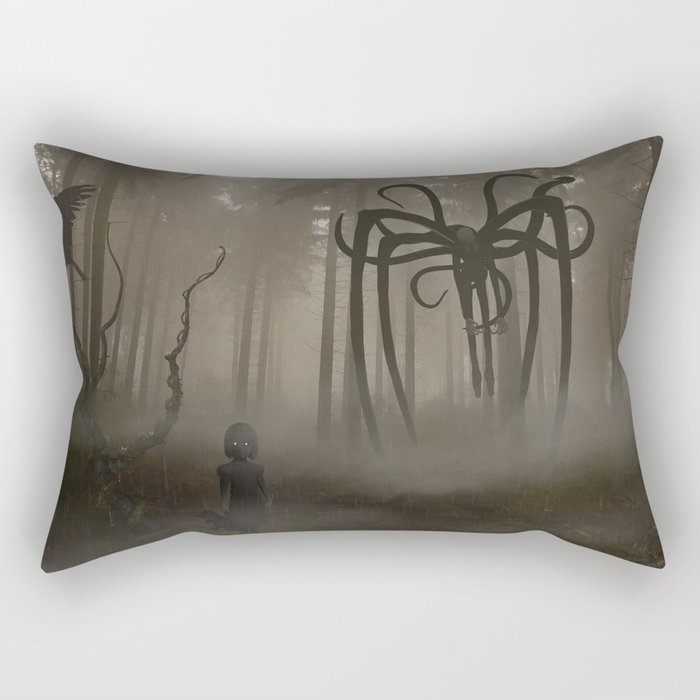 Creepy Forest Rectangular Pillow