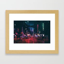 Neo Tokyo Framed Art Print