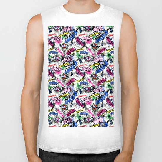 Pop Art Boom!!! Biker Tank