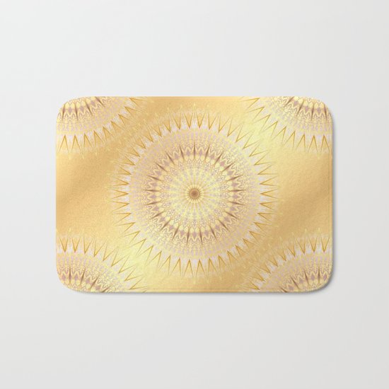 Gold Mandala Bath Mat