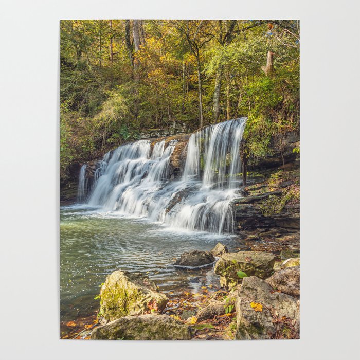 Mardis Mill Falls Alabama Poster