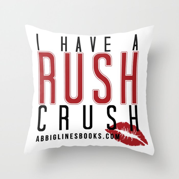 Rush Crush Throw Pillow