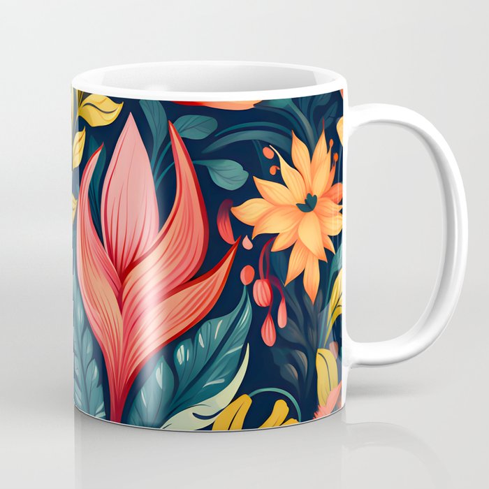 Exquisite Floral Interior Design - Embrace Nature's Beauty in Your Space Coffee Mug