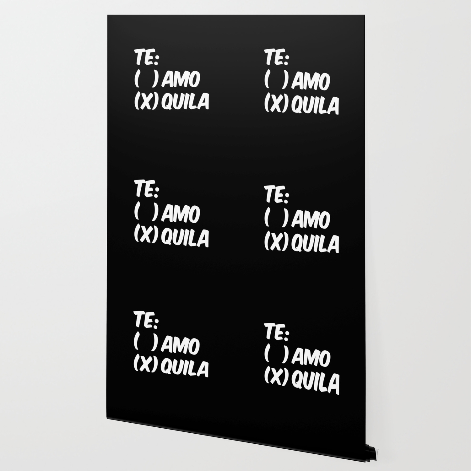 Tequila Or Love Te Amo Or Quila Black White Wallpaper By