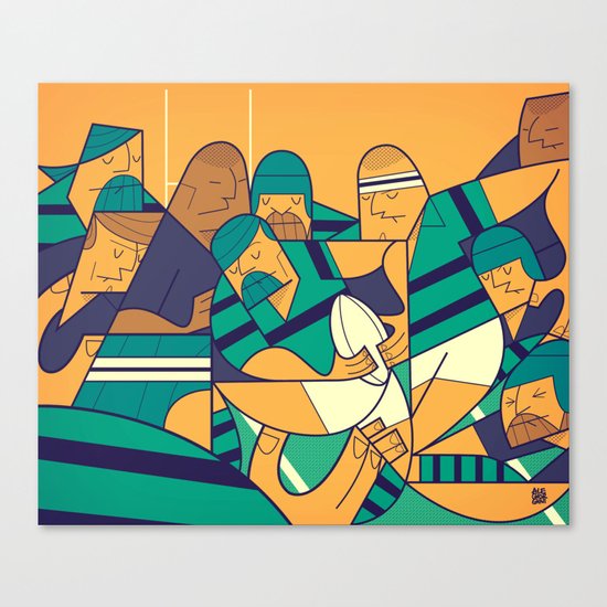 Rugby Canvas Print