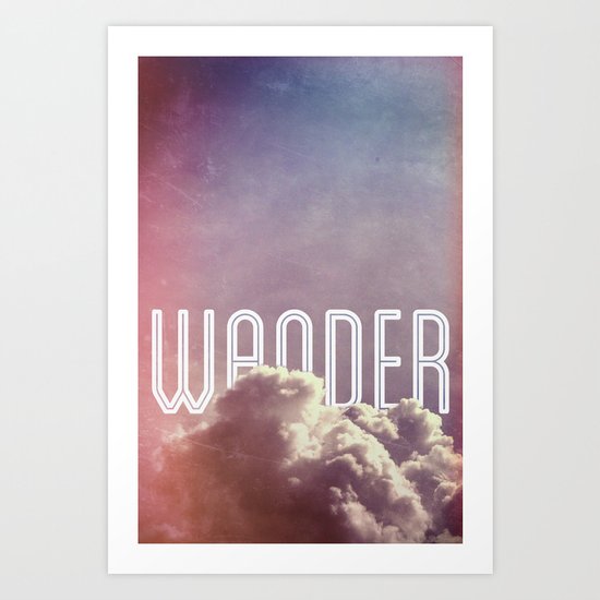 Wander (vertical) Art Print