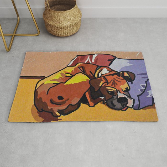 Welcome Mat, Boxer Dog