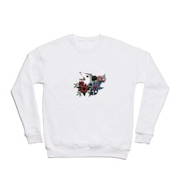 Possum with flowers - It's called trash can not trash can't Crewneck Sweatshirt