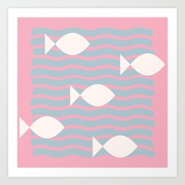 Entourage Art Print | Graphicdesign, Fish 