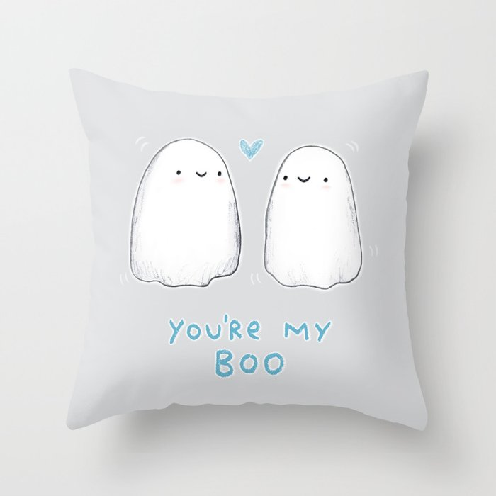 Spooky Love Throw Pillow