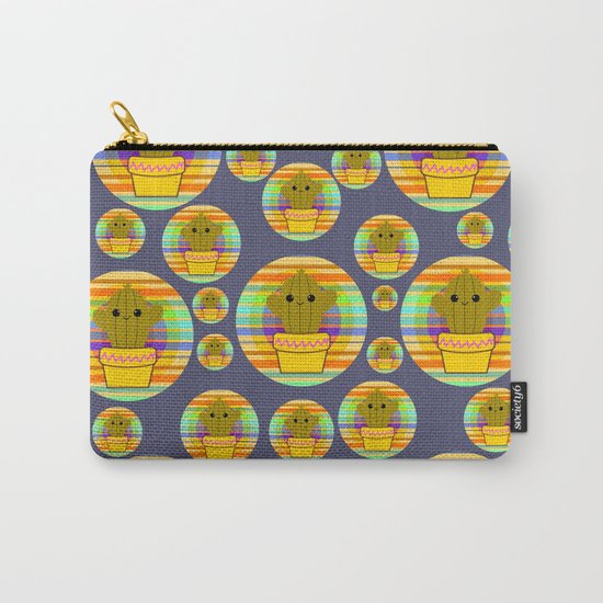 Colorful cacti Carry-All Pouch