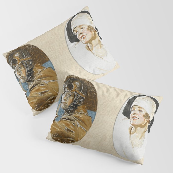 The airman and his wife Pillow Sham