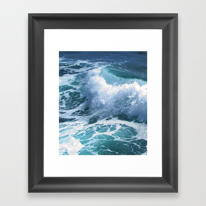 Wave Framed Art Print