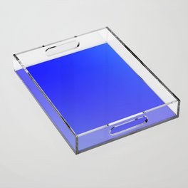 90 Blue Gradient 220506 Aura Ombre Valourine Digital Minimalist Art Acrylic Tray