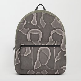 United Undivided v2 Backpack | United, Pattern, Women Power, Chalk Charcoal, Painting, Line, Female, Future, Texture, Feminist 