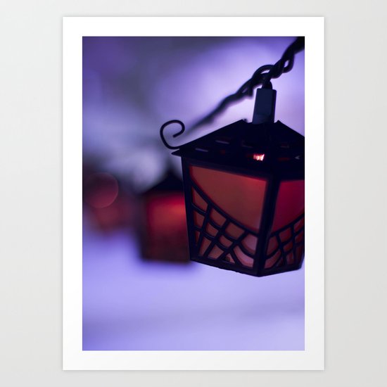 halloween lanterns Art Print