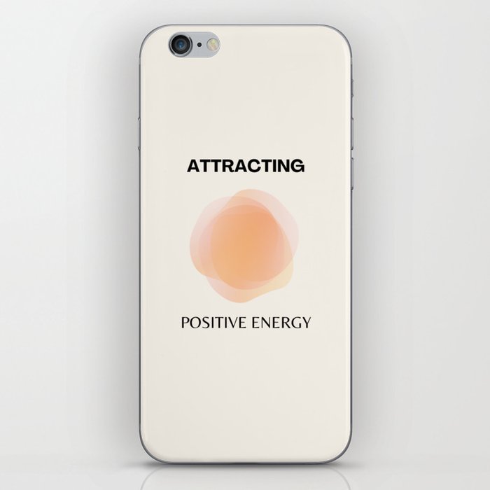 Attracting Positive Energy, Manifestation, Positive Spiritual Vibes, Affirmation Art iPhone Skin