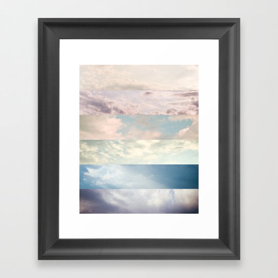 Cloud Study Framed Art Print