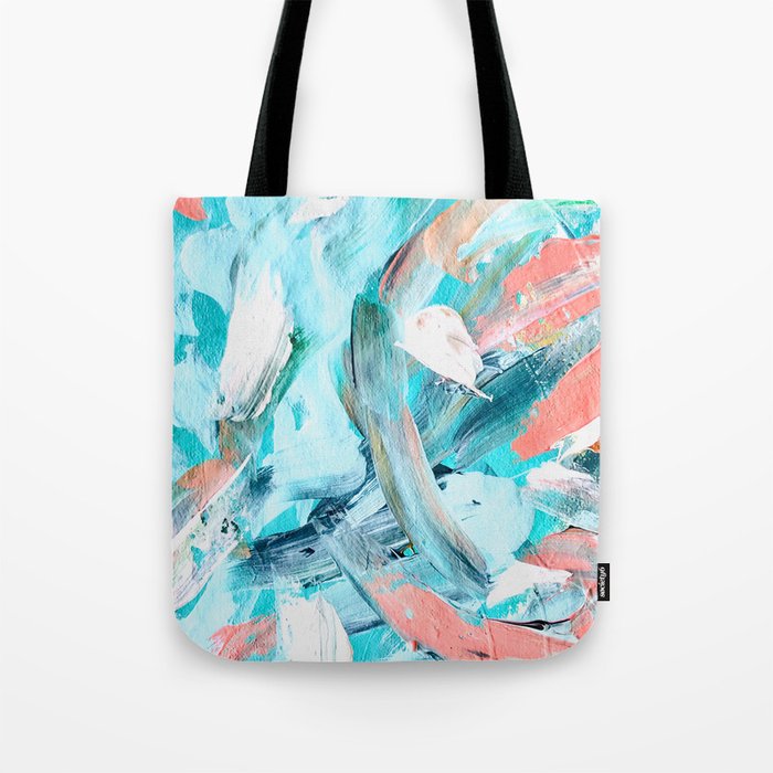 Soft Wave, Abstract Tote Bag