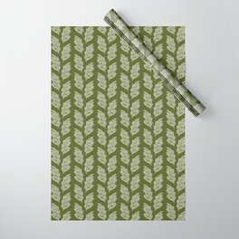 Green Leaf Wrapping Paper