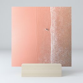 pink sands surf Mini Art Print