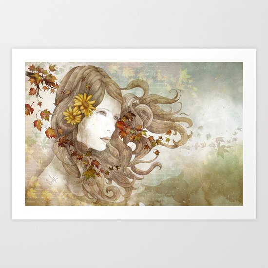As Much as I Love Autumn Art Print