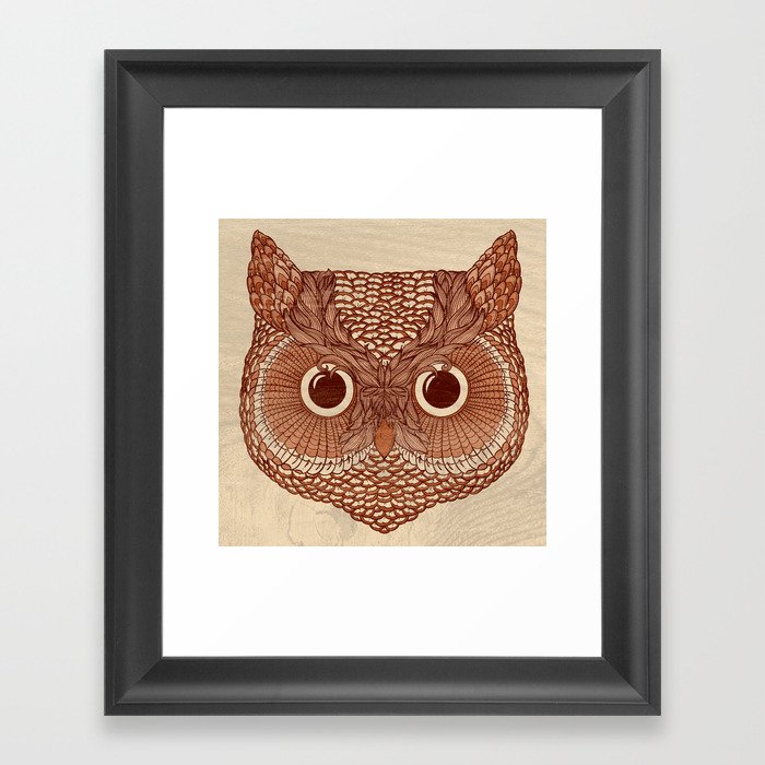 Owlustrations 2 Framed Art Print