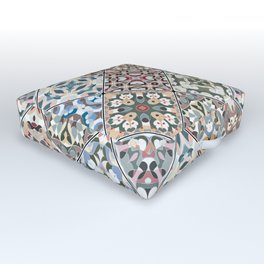 Mediterranean Decorative Tile Print VI Outdoor Floor Cushion