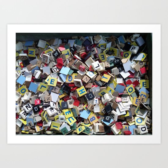 Letters to no one Art Print