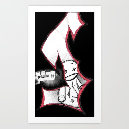 Graffiti J Art Print By Jdparker Society6