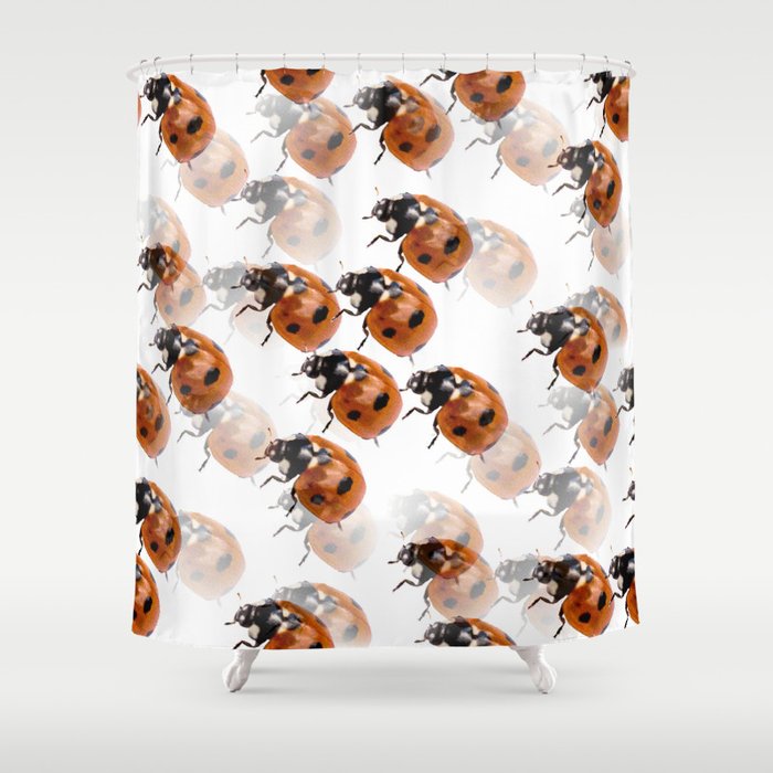 Ladybirds #decor #society6 #buyart Shower Curtain