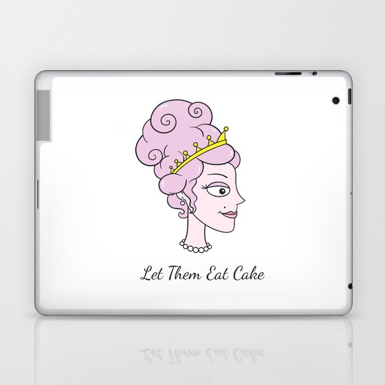 Let Them Eat Cake (without border) by Blissikins Laptop & iPad Skin