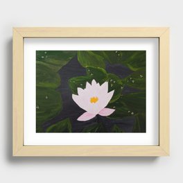 Water lily Recessed Framed Print
