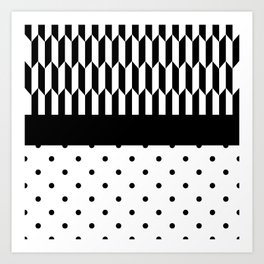 Polka Dots Pin Tips Art Print