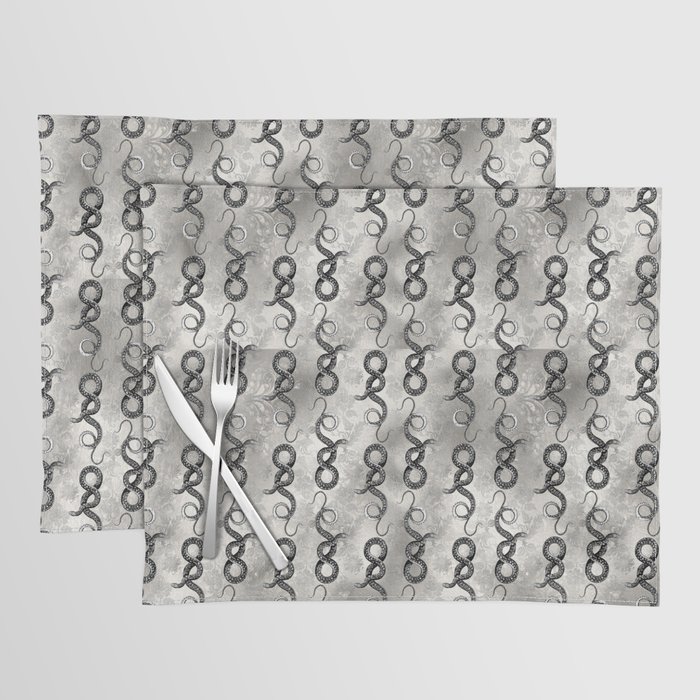 Serpentine of Silver Placemat