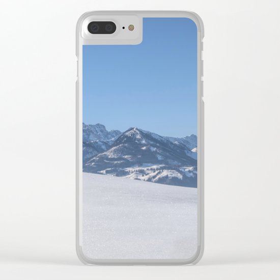 Winter Wonderland III Clear iPhone Case