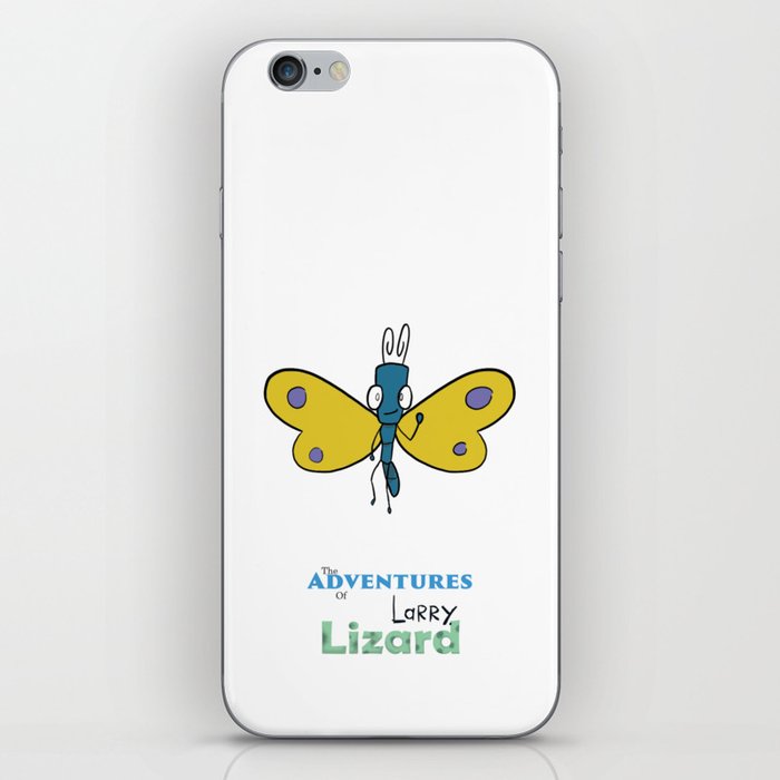 'The Adventures of Larry Lizard' - 'Belle Butterfly' iPhone Skin