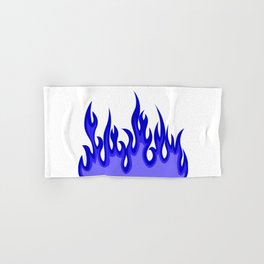 Blue Fire Hand & Bath Towel