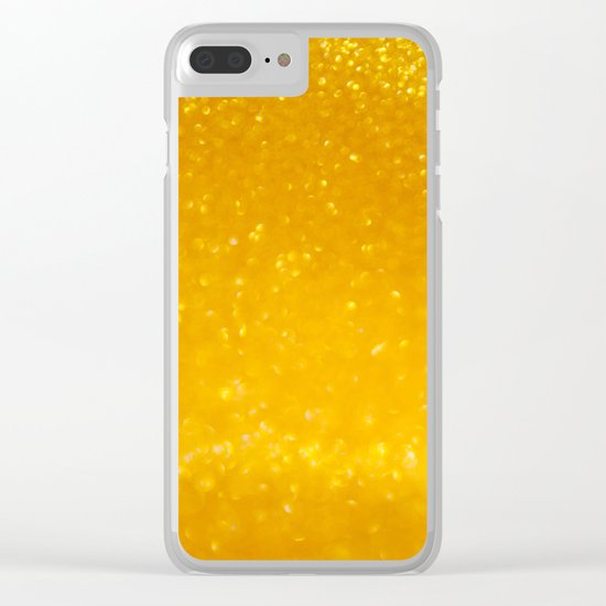 Golden lights Clear iPhone Case