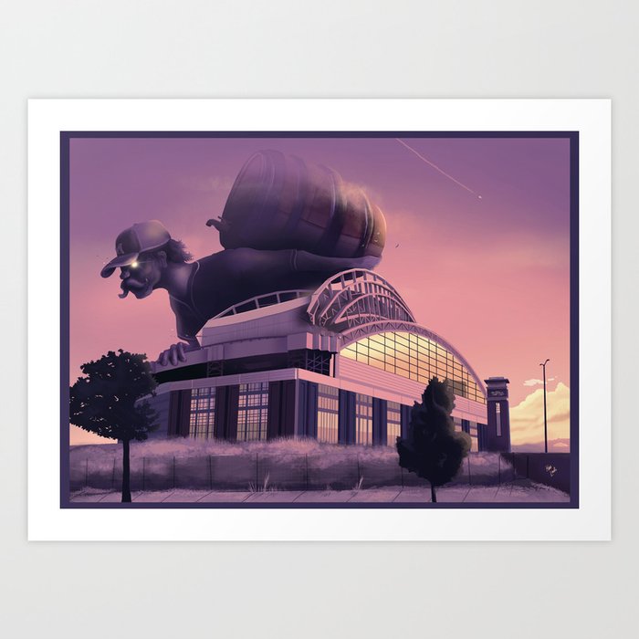 Home of The Brewer Art Print