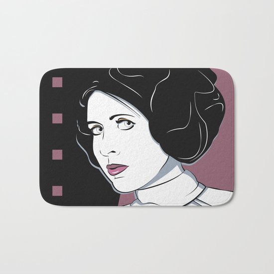 Princess Leia Pop Art Bath Mat