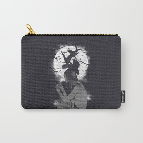 Raven-Haired Carry-All Pouch