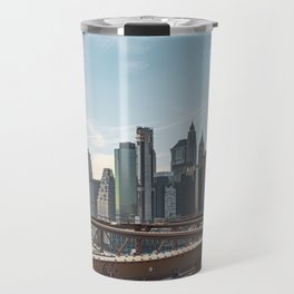 Brooklyn Bridge NYC Skyline Travel Mug