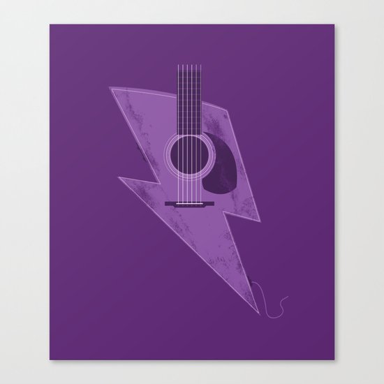 Electric - Acoustic Lightning Canvas Print