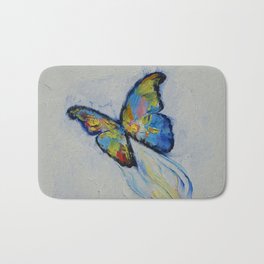 Opal Butterfly Bath Mat | Illustration, Animal, Painting, Nature 
