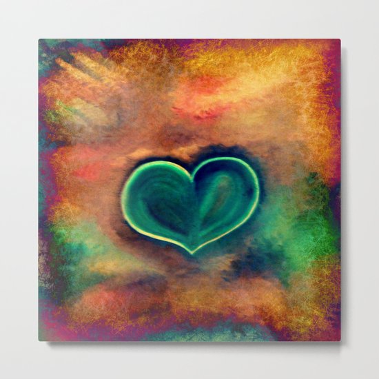Heart Metal Print