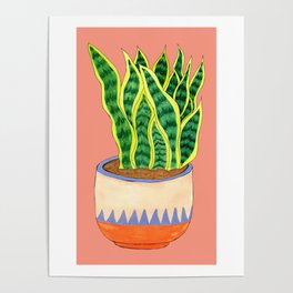 Planty (Pink) Poster