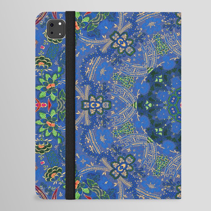 Antique Moroccan Midnight Flowers iPad Folio Case